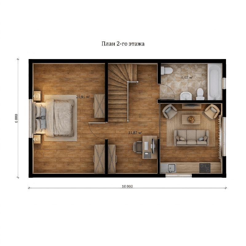 Проект 122,4 кв.м - фото 6